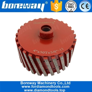 中国 Boreway供給100 * 50 * 5/8 "-11ゼロ公差シンクホイールグラナイト大理石砂岩および他の石を研削する メーカー