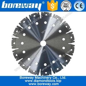 चीन डब्ल्यू आकार खंड के साथ Boreway हीरा बढ़त काटने ब्लेड उत्पादक