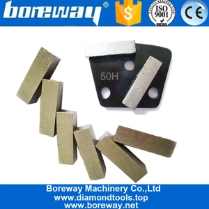 China China Factory Metal Bond Diamond Trapezoid Grinding Pads Segment Stone Concrete Floor Grinding Tool Segment For Floor Machine manufacturer