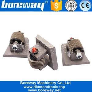 中国 中国大理石のスラブ加工のためのフランクフルトの密な歯のブッシュハンマーローラー、サプライヤー メーカー