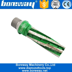 China China Price D22*70T*1/2G" CNC Segment Finger Cutter Bit with Bottom Reinforced For Processing Slab manufacturer