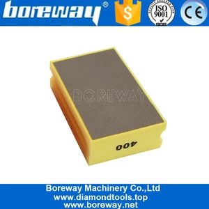 China Großhandel 90 * 55mm Galvanat-Diamant-Handpolster für Schleifkeramik-Fliesen-Marmorstein Hersteller