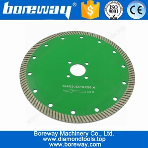 China Circular Saw Granite Cutting Machine D184*2.4*10*25.4mm manufacturer