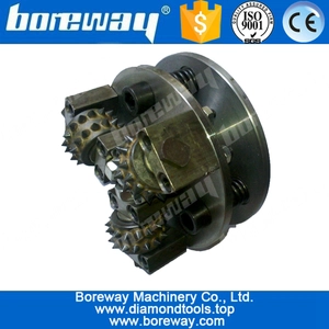 चीन D125x3Tx30SxM14bush hammered stone texture bush hammered concrete construction bushing hammers उत्पादक