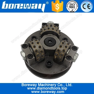 中国 D125x3Tx30sxM14コンクリート表面用ダイヤモンドブッシュハンマーマニュアル メーカー