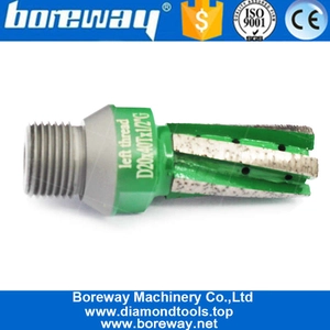 China D20 Left Hand Thread Interface Finger Bit for CNC Machine Polishing Grinder Suppliers manufacturer