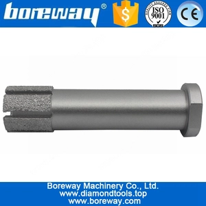 中国 D31 * 125ミリメートル*石のM10ダイヤモンド真空ろう付ヘッド メーカー