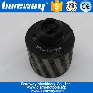 中国 D50x45TxM14シンク研磨用樹脂充填ゼロトレランスドラムホイール メーカー