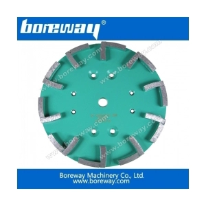 China 250MM-300MM Diamond Surface Grinding Disc Factory Wet Use For Floor Grinding Machines manufacturer