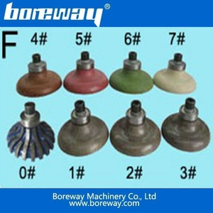 China Diamond Segments Cuspate Top Turbo shape of drill bit manufacturer