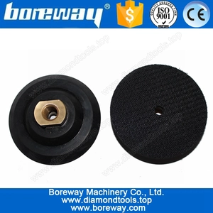 China Diamant-flexible Backer-Pad für Stein Polieren, Velcro Backer Pads für Winkelschleifer Hersteller
