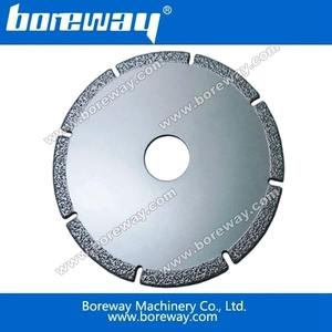 China Diamond vacuum brazed saw blades manufacturer