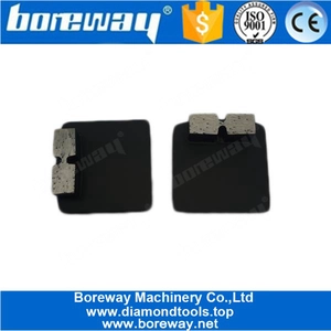 China Double H Shape Segments Diamond Grinding Wing For Husqvarna Grinding Machine manufacturer