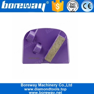 China Doppel-PKD- und Einzelstangensegment-Diamantschleifschuhe für Lavina-Maschinen Hersteller