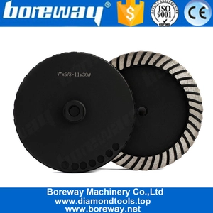 China Dry Wet Use Double Layer Segment Diamant-Topfscheibe für Granit-Marmor Hersteller