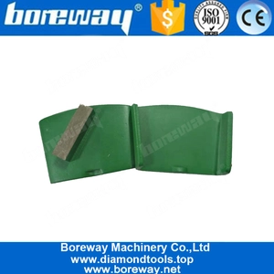 China EZ Change HTC Diamond Concrete Grinding Pad With Single Segment manufacturer