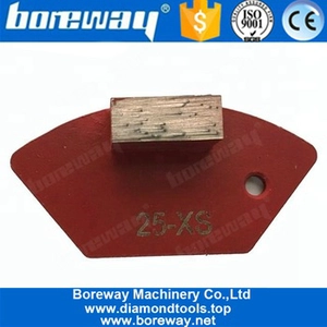 China Fächerförmiger Diamant zum Schleifen von Betonböden mit einem Segment Hersteller