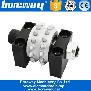 中国 高い研削効率と長寿命30Sブッシュハンマーローラー、サポート付き メーカー