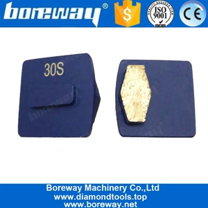 China Husqvarna Hexagon Segment Diamant Metall Betonschleifstein Hersteller