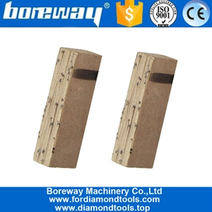 China Iran Market Special Customization Multi Blade Diamond Segment for Beige Marble manufacturer