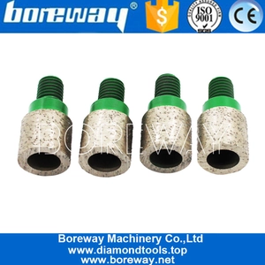 China Manufacturer Of CNC 20MM Diamond Screw Core Bits manufacturer