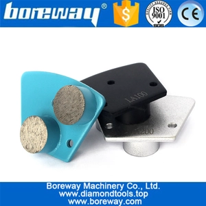 中国 具体的なテラゾの床の革新をひくための金属の台形ダイヤモンドパッドの粉砕機 メーカー