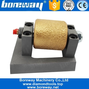 China Rotary Vacuum Brazedd Frankfurt Bush Hammer Roller for Manufacturer manufacturer