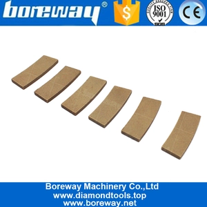 China Sharp Diamond Saw Blade Segment for Stone Edge Cutting manufacturer