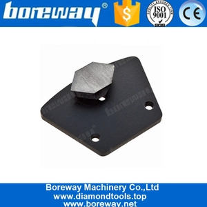 中国 単一の六角形セグメントダイヤモンドコンクリート台形研削ツールコンクリート改修用床研削パッド メーカー