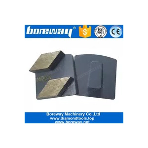 China Soft Bond Double Rhombus Concrete Grinding Segments With Redi Lock manufacturer