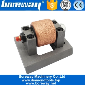 China Special Designed Horseshoe Type Vacuum Brazing Bush Hammer Roller manufacturer