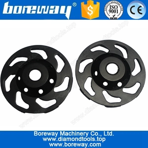 中国 コンクリートの供給125ミリメートルのLシェイプダイヤモンドカップ研削ディスク、ダイヤモンドの石のカップ砥石 メーカー