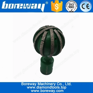 China Ball Form gesinterten Diamant Fräser für Stein D65/D80 liefern * 155L * M22 Hersteller