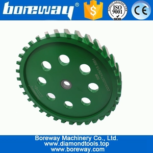 China Versorgung D230x25x25mm-15.88mm Segmented Slient Grinidng Rillenrad für Granit Hersteller