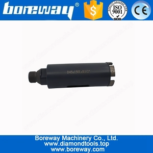 中国 供給D45x150LxR1 / 2 "G CNCの花崗岩コアリングドリルパイプ メーカー