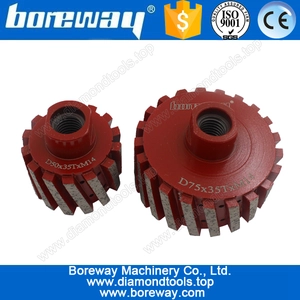 中国 D50 を供給 * 35 t * M14 セグメント ダイヤモンド砥石石材用ゼロ トレランス ドラム メーカー