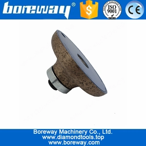 中国 スラブ用D80xF20xM12ダイヤモンドメタル連続ルータ研削ビット供給 メーカー