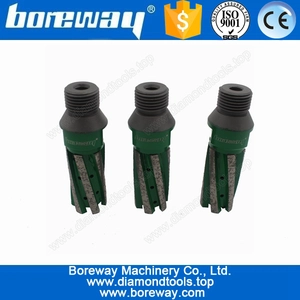 चीन हीरा उंगली बिट सीएनसी ड्रिल बिट के लिए पत्थर D25 आपूर्ति * 60T * 1/2 "जी उत्पादक