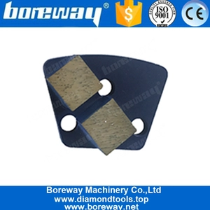 China Trapez-Schnellschleifscheiben aus Beton mit Gewindebohrungen Zwei quadratische Segmente Hersteller