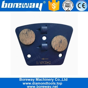 中国 エポキシRemovaのための2つの円形の区分PCDの台形の具体的な粉砕の靴 メーカー