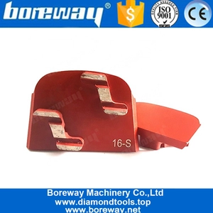 China Zwei Z-Form-Segmente Lavina Quick Lock Diamantschleifwerkzeuge für Lavina-Schleifer Hersteller