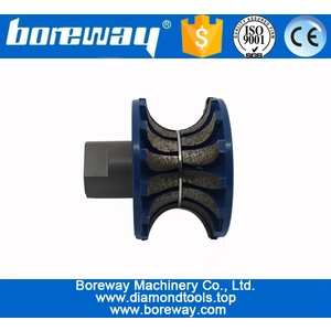 中国 V30 * 5/8 "-11 50＃花崗岩のためのセグメント化されたダイヤモンドルーターカッタービット メーカー