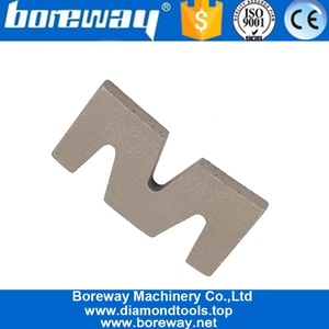 中国 w形状石切り石造業者のためのユニークなデザインダイヤモンドセグメント メーカー