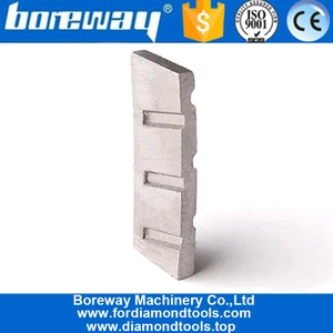 China Wet Use 350mm Granite Slant Slot Segment for Stone Cutting without Chipping manufacturer
