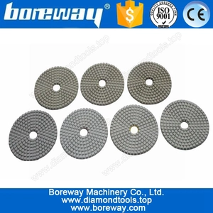 चीन व्हाइट चमकाने पैड 4 इंच उत्पादक