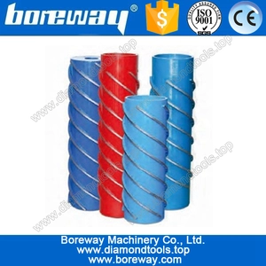China diamond spiral calibrated drums for ceramics, diamond spiral calibrated drums for tiles, manufacturer