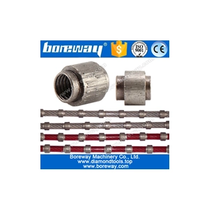 चीन डायमंड वायर देखा मोती, तार देखा कंक्रीट काटने, हीरा लेपित तार देखा, उत्पादक