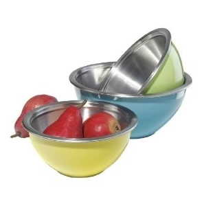 3 PC aço inoxidável Saladeira com a marca EB-GL18K