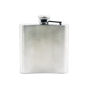 6 oz de acero inoxidable Petaca de bolsillo para la botella del whisky licor EB-HF006