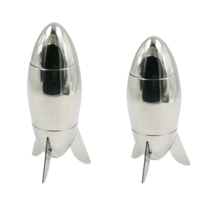 Forma de bala botellas de acero inoxidable Coctelera deportes coctelera de coctel EB-B53